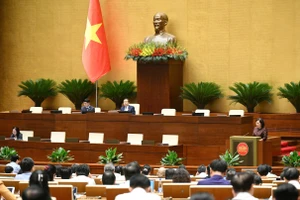 Toàn cảnh phiên họp sáng 20/5.