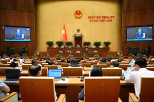 Toàn cảnh phiên họp chiều 26/5.