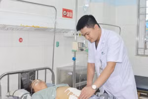 Sức khoẻ bệnh nhân ổn định sau phẫu thuật. Ảnh: BVCC.