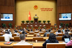 Quốc hội nghe Tờ trình và Báo cáo thẩm tra Dự án Luật Hàng không dân dụng Việt Nam (sửa đổi). 