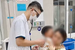 Sau thời gian điều trị, hai bệnh nhi hồi phục tốt và đã được xuất viện. Ảnh: BVCC.