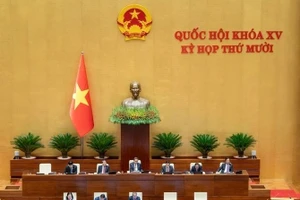 Kỳ họp thứ 10, Quốc hội khóa XV. 