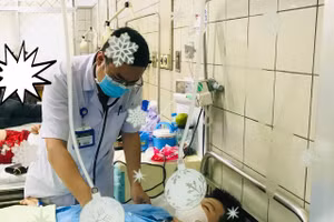 Xuất huyết tiêu hóa là một bệnh lý tiêu hóa thường xảy ra ở trẻ em. Ảnh: BVCC. 