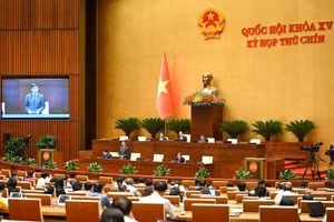 Toàn cảnh phiên họp chiều 28/5. 