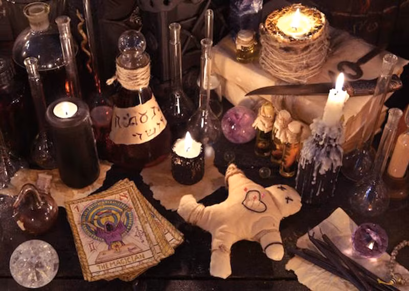Những vật dụng để thực hành tà thuật Voodoo Những vật dụng để thực hành tà thuật Voodoo