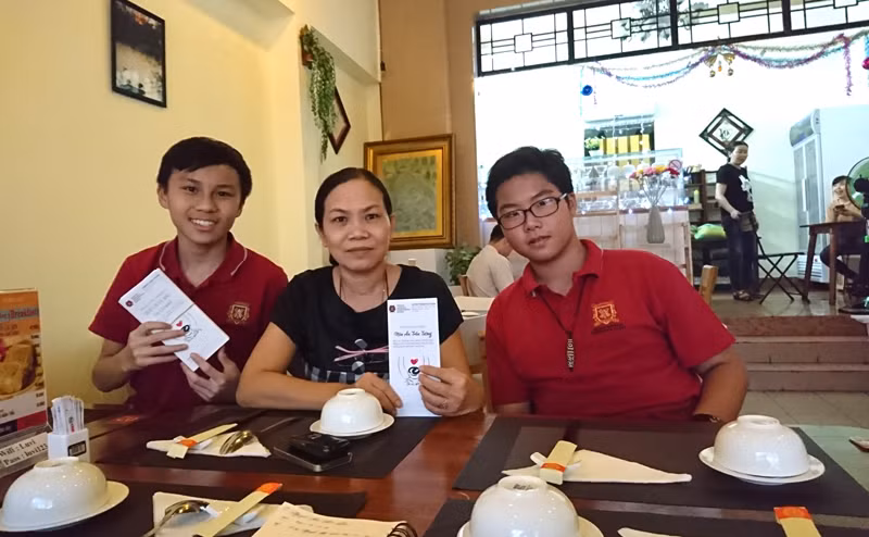 Niềm vui của các em khi thực hiện dự án
