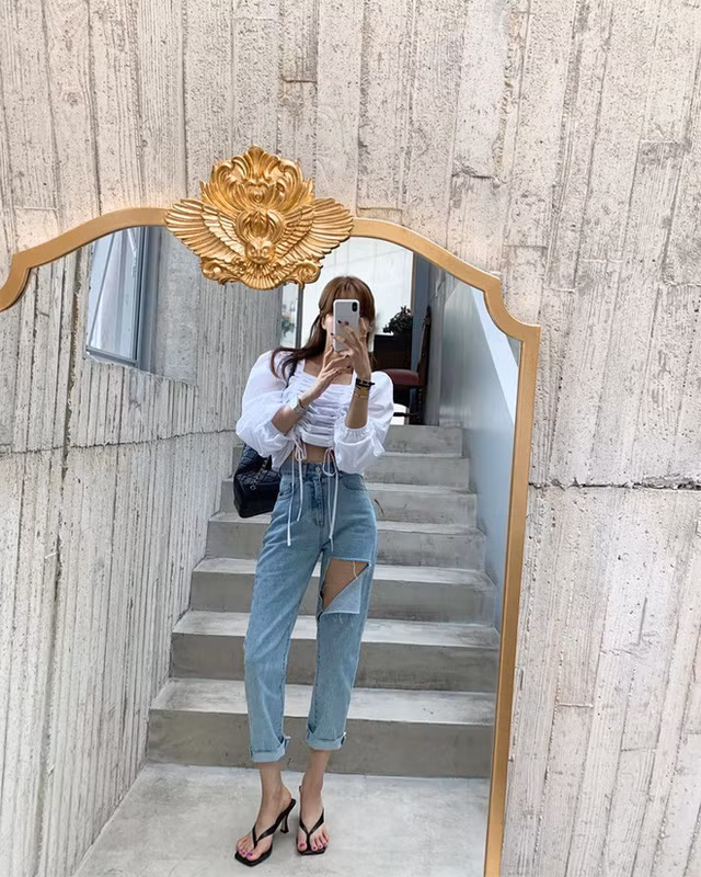 Gợi ý 6 kiểu quần jeans hot nhất hè này ảnh 24