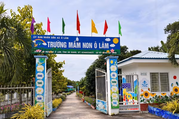 Trường Mầm non Ô Lâm (xã Ô Lâm, tỉnh An Giang).