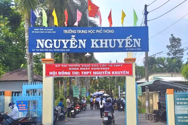 An Giang công bố điểm chuẩn tuyển sinh vào lớp 10 năm học 2026 - 2027. Ảnh minh họa: Trọng Nhân.
