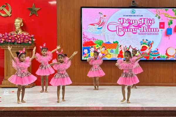 Rộn ràng Tết Trung thu nơi xã biên giới Ô Lâm, tỉnh An Giang.