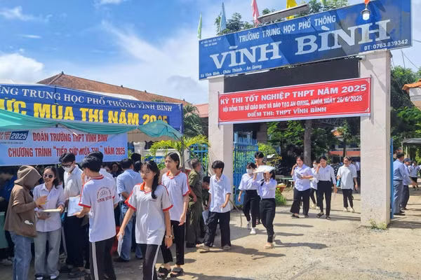 Kỳ thi tốt nghiệp THPT năm 2026, An Giang có 39.993 thí sinh đăng ký dự thi. Ảnh: Trọng Nhân.