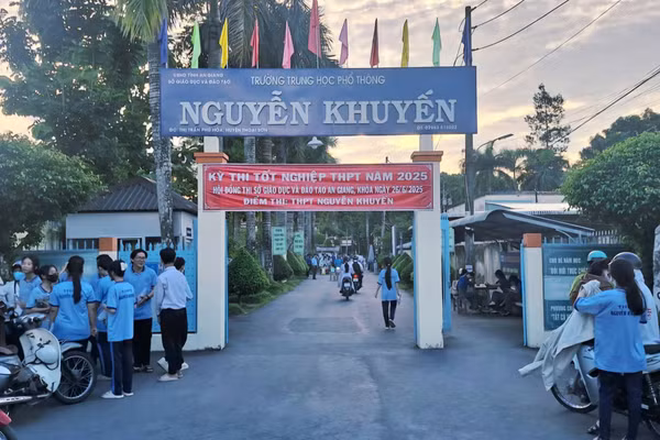 Kỳ thi tốt nghiệp THPT năm 2026, An Giang dự kiến có 81 điểm thi trên địa bàn toàn tỉnh. Ảnh: Trọng Nhân.