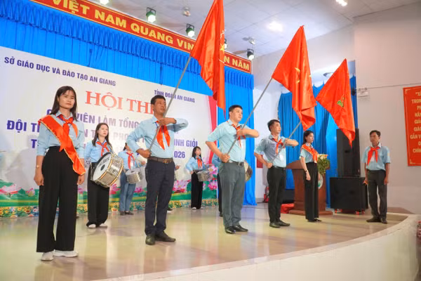 An Giang khai mạc Hội thi Giáo viên làm Tổng phụ trách Đội Thiếu niên tiền phong Hồ Chí Minh giỏi cấp tỉnh, năm học 2025 - 2026.