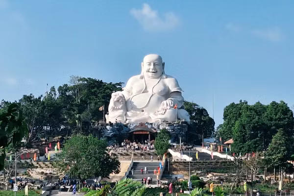 Một góc Khu du lịch Núi Cấm (xã Núi Cấm, tỉnh An Giang).