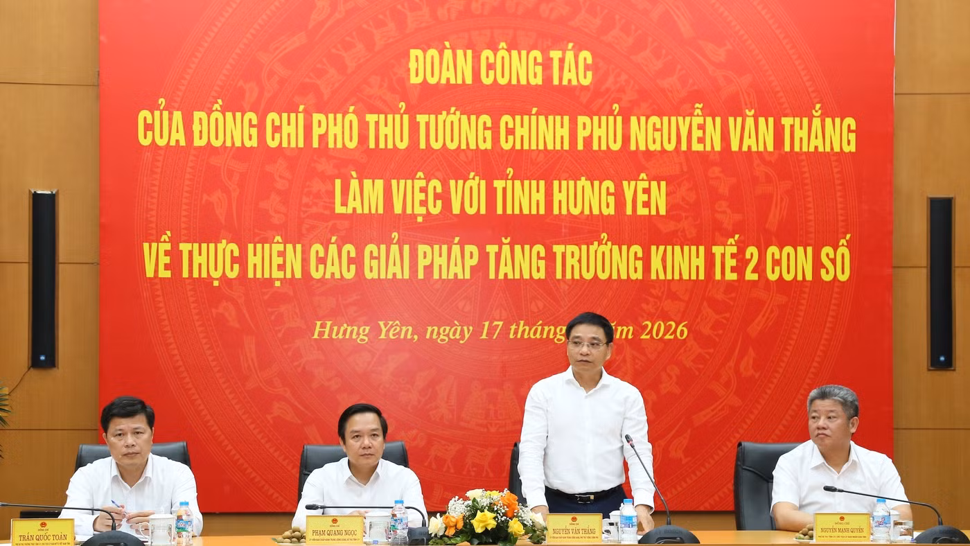 Phó Thủ tướng Nguyễn Văn Thắng chủ trì buổi làm việc.