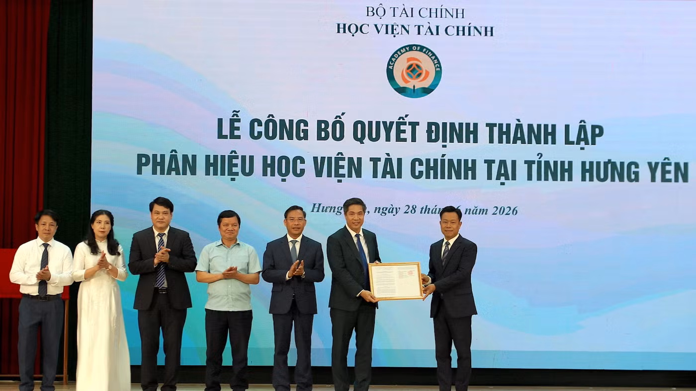 Thành lập Phân hiệu Học viện Tài chính tại Hưng Yên