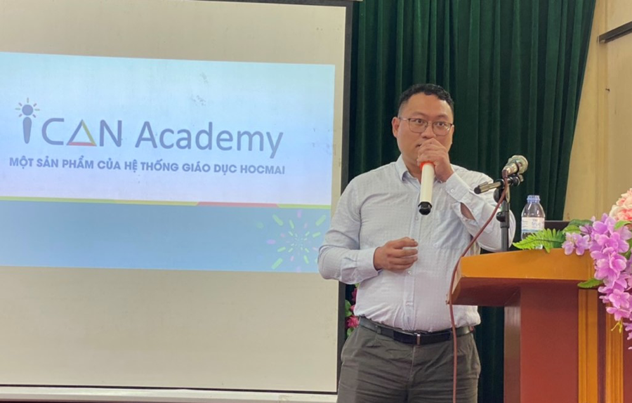 Ông Nguyễn Minh Kiên, Giám đốc sản phẩm OMO tại Hocmai. Ông Nguyễn Minh Kiên, Giám đốc sản phẩm OMO tại Hocmai.