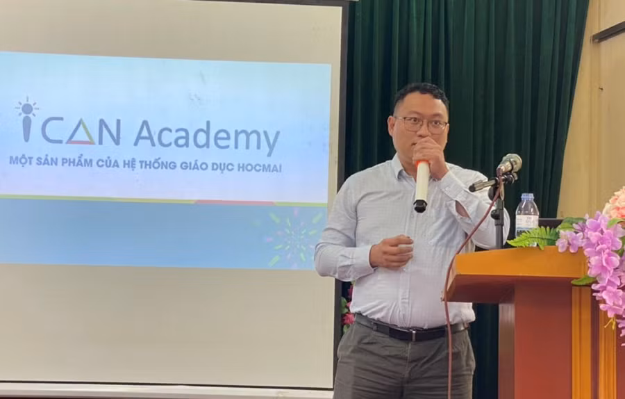 Ông Nguyễn Minh Kiên, Giám đốc sản phẩm OMO tại Hocmai.