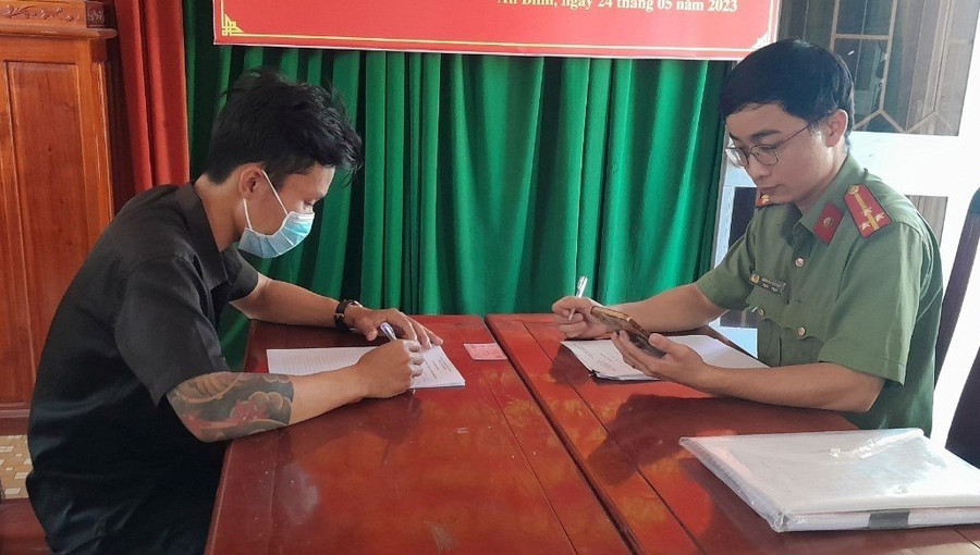 Cơ quan công an đã ra quyết định xử phạt ông D.