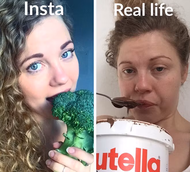 Những hình ảnh khác một trời một vực giữa mạng xã hội và thực tế khiến ai cũng bật cười - Ảnh 6.