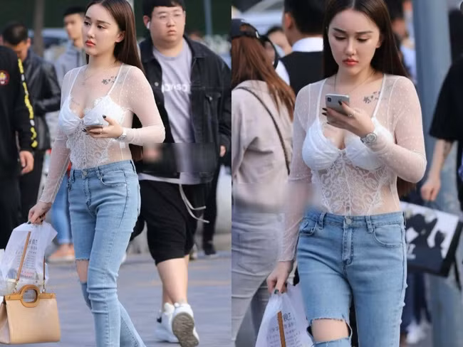 Tưởng đồ ren mặc lên ra sang, nhưng những pha ăn diện thế này thì chỉ biết... cạn lời - Ảnh 6.