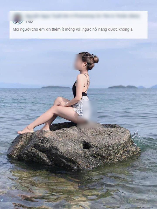Nhờ dân mạng sửa ảnh đi biển, cô gái khóc dở mếu dở ảnh 1 Nhờ dân mạng sửa ảnh đi biển, cô gái khóc dở mếu dở ảnh 1