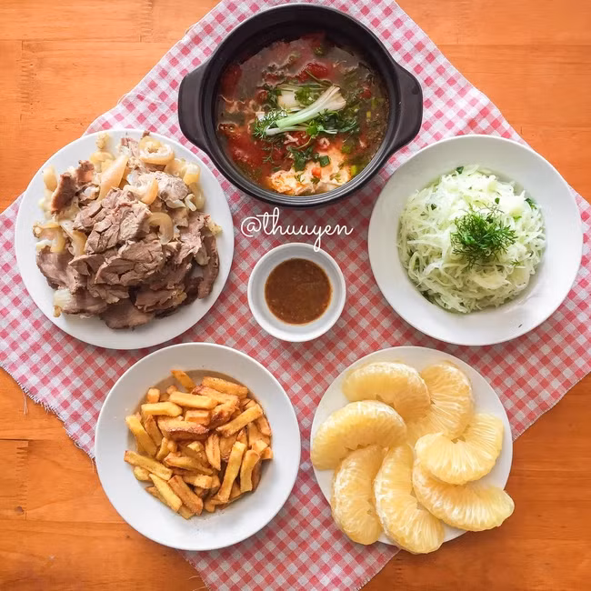 Thiếu nữ Hải Dương trổ tài nấu ăn trong những ngày giãn cách xã hội khiến bố mẹ "mắt chữ A miệng chữ O", dân mạng xuýt xoa khen hết lời - Ảnh 4.