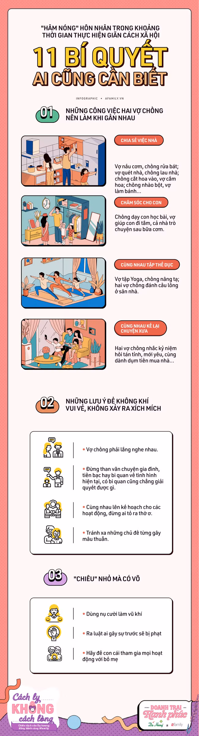 Bí quyết "hâm nóng” hôn nhân khi ở nhà thực hiện giãn cách xã hội ảnh 1