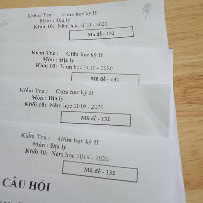 Sự thật cười lăn lóc về mã đề khó đỡ của thầy giáo ảnh 1 Sự thật cười lăn lóc về mã đề khó đỡ của thầy giáo ảnh 1