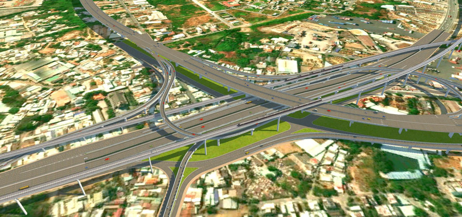 Dự án đường vành đai 3, đoạn đi qua tỉnh Bình Dương có điểm đầu tại nút giao thông Tân Vạn. Dự án đường vành đai 3, đoạn đi qua tỉnh Bình Dương có điểm đầu tại nút giao thông Tân Vạn.