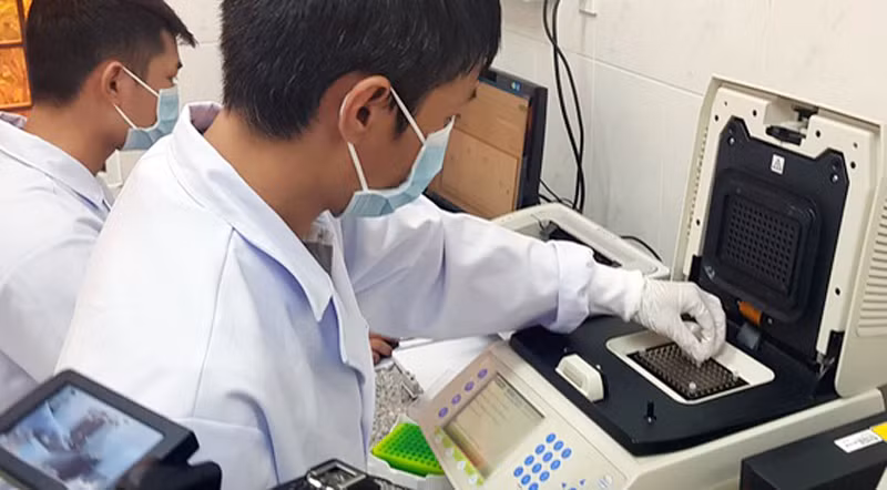 Xét nghiệm Covid-19 tại CDC tỉnh Đồng Nai. (Nguồn ảnh: CDC Đồng Nai).