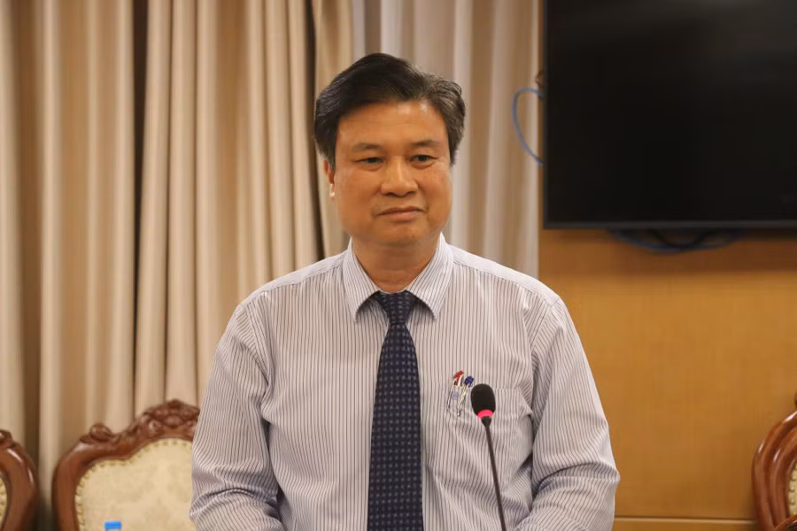 Thứ trưởng Nguyễn Hữu Độ phát biểu tại buổi tiếp.