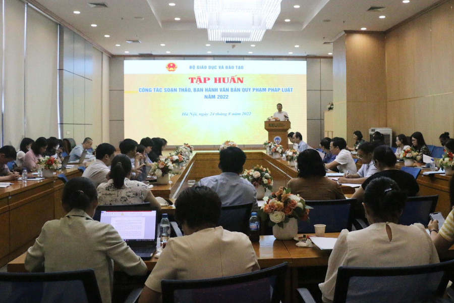 Toàn cảnh hội nghị tập huấn.