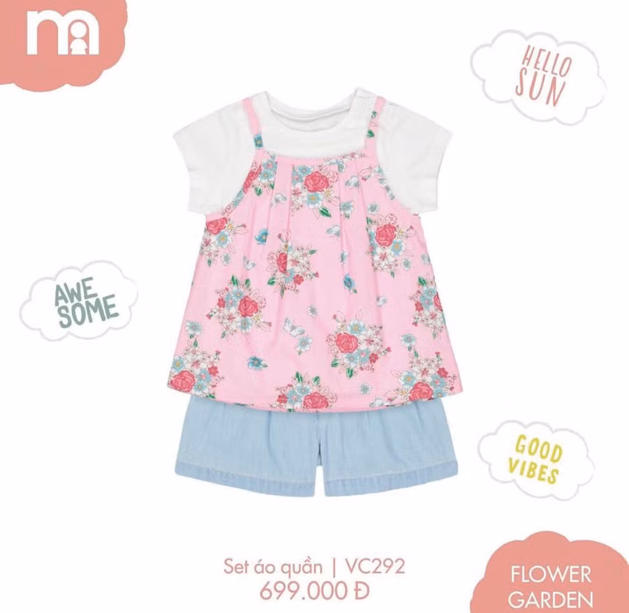 Một set đồ sương sương có giá gần 700.000 đồng.