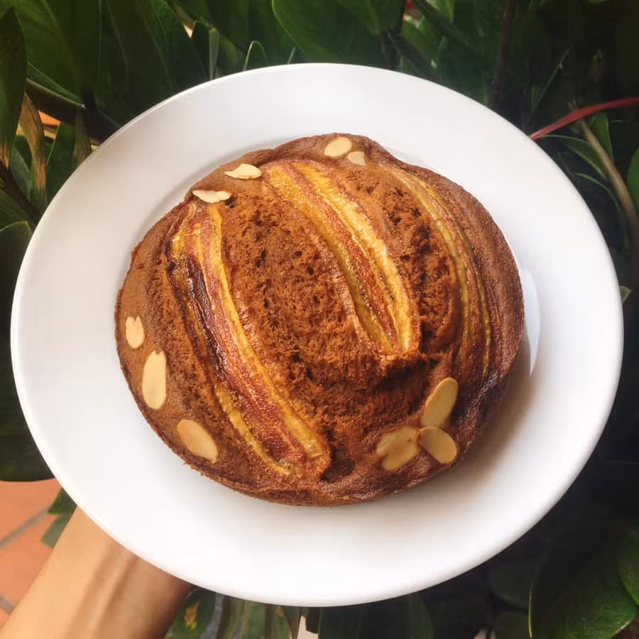 Cách làm bánh chuối nướng siêu dễ bằng nồi chiên không dầu ảnh 9