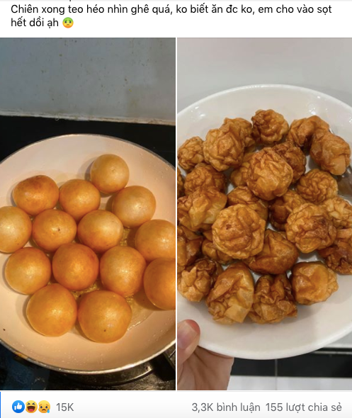 Hỏi cách chiên cá viên sao cho căng phồng không nhăn nhúm, cô gái đứng hình trước loạt câu trả lời ảnh 1 Hỏi cách chiên cá viên sao cho căng phồng không nhăn nhúm, cô gái đứng hình trước loạt câu trả lời ảnh 1