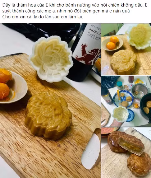 Các chị em vụng cũng đừng lo, còn có nhiều ca làm bánh Trung thu "toang" thế này cơ mà - Ảnh 9.