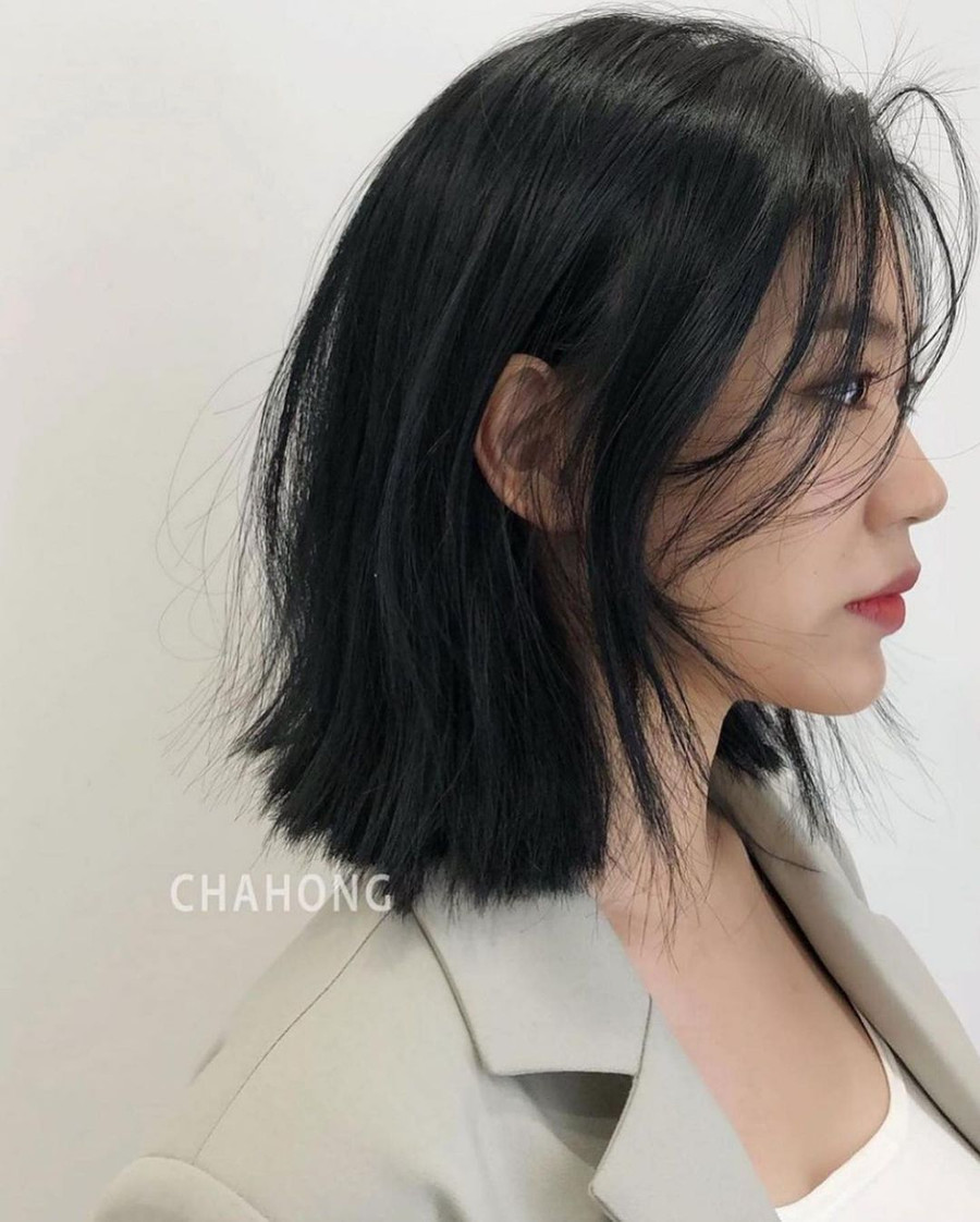 5 kiểu này xinh đẹp, sang chảnh cực hợp với cô nàng tóc đen ảnh 1  5 kiểu này xinh đẹp, sang chảnh cực hợp với cô nàng tóc đen ảnh 1