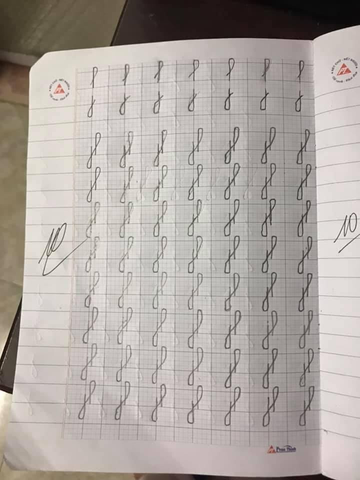 Cười vỡ bụng những màn khoe chữ con học lớp 1 ảnh 19 Cười vỡ bụng những màn khoe chữ con học lớp 1 ảnh 19