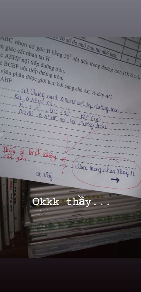 Lời phê "siêu mặn" của cô giáo khiến học trò đang buồn nẫu ruột cũng phải bật cười ảnh 2 Lời phê "siêu mặn" của cô giáo khiến học trò đang buồn nẫu ruột cũng phải bật cười ảnh 2
