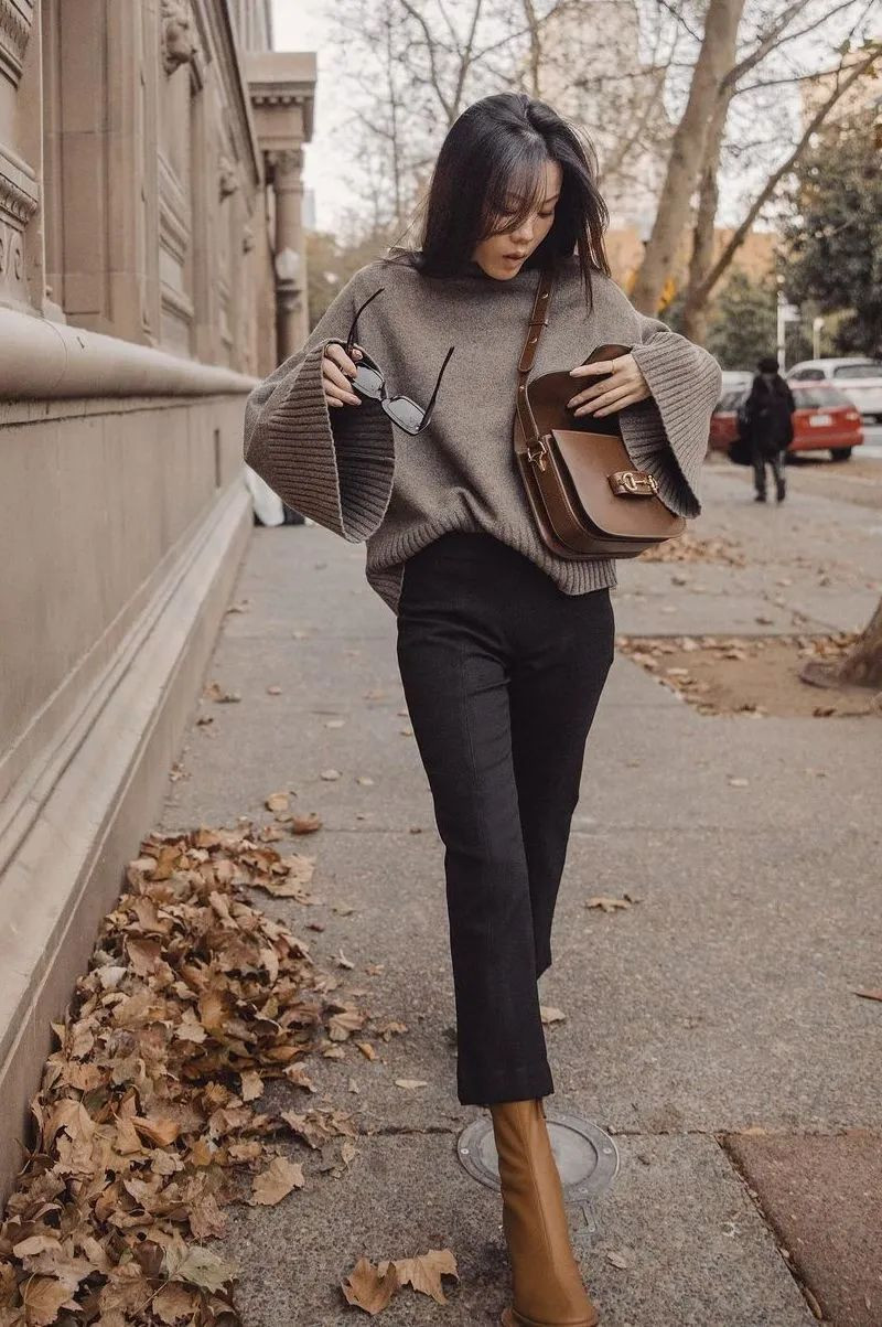 4 kiểu quần hoàn hảo khi mặc cùng áo len ảnh 6 4 kiểu quần hoàn hảo khi mặc cùng áo len ảnh 6