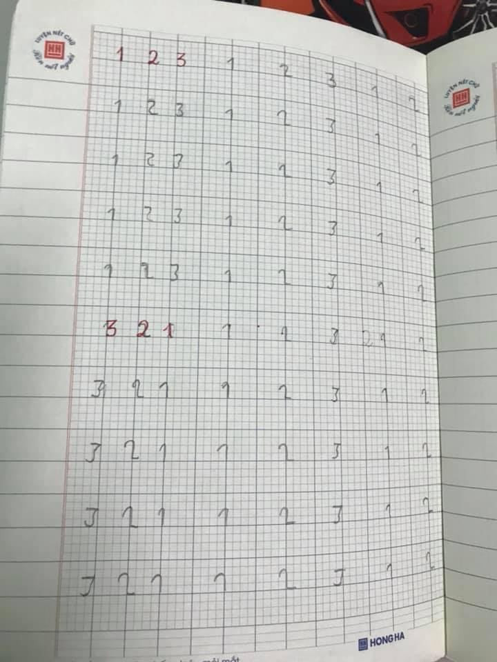 Cười vỡ bụng những màn khoe chữ con học lớp 1 ảnh 9 Cười vỡ bụng những màn khoe chữ con học lớp 1 ảnh 9