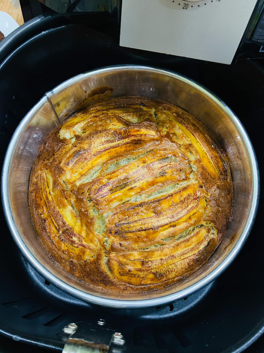 Cách làm bánh chuối nướng siêu dễ bằng nồi chiên không dầu ảnh 2 Cách làm bánh chuối nướng siêu dễ bằng nồi chiên không dầu ảnh 2