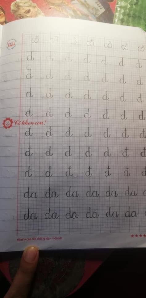 Cười vỡ bụng những màn khoe chữ con học lớp 1 ảnh 20 Cười vỡ bụng những màn khoe chữ con học lớp 1 ảnh 20