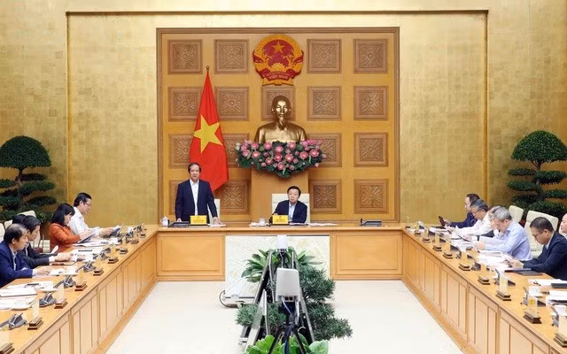 Quang cảnh buổi làm việc chiều 28/11. Ảnh: VGP/MK.