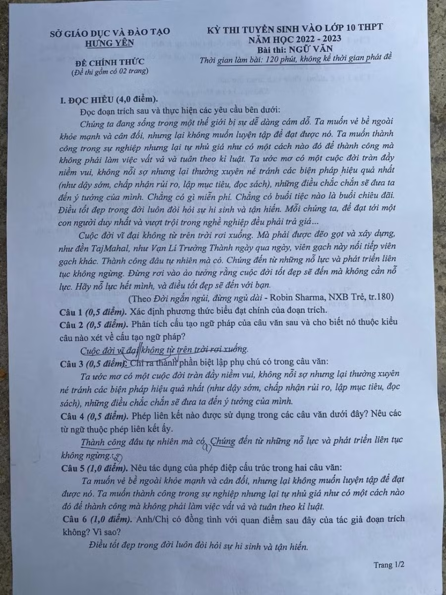 Hưng Yên: "Bài thơ về tiểu đội xe không kính" vào đề thi Ngữ văn lớp 10 ảnh 2