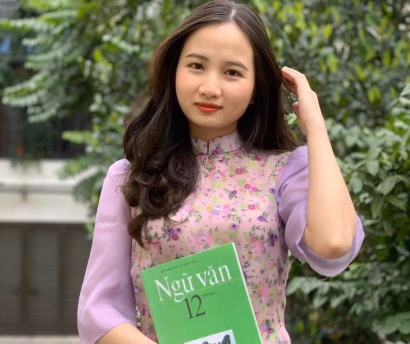 Giáo viên Ngữ văn Đinh Thị Thúy Nga. Ảnh: NVCC.