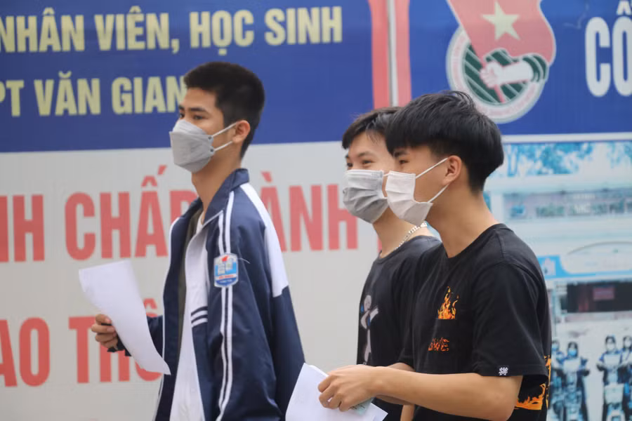 Thí sinh tham dự kỳ thi tốt nghiệp THPT năm 2022.