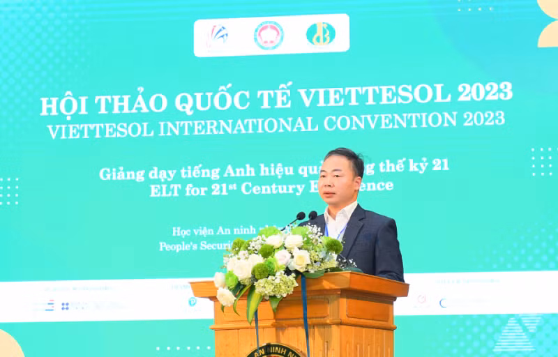 GS.TS Nguyễn Ngọc Hà, Phó Cục trưởng Cục Quản lý chất lượng, phát biểu tại hội thảo.