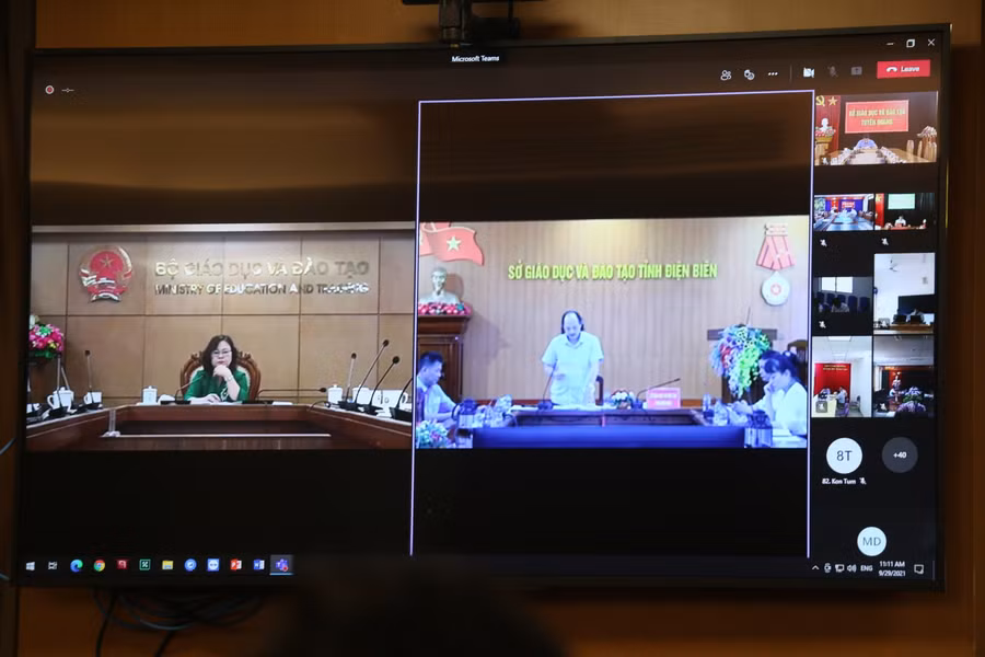 Hội thảo được tổ chức trực tuyến.